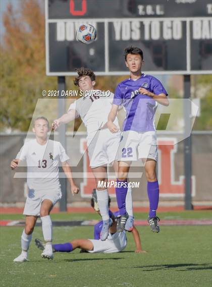 Thumbnail 3 in Shadow Ridge vs. Arizona College Prep (Coyote Classic Soccer Tournament) photogallery.