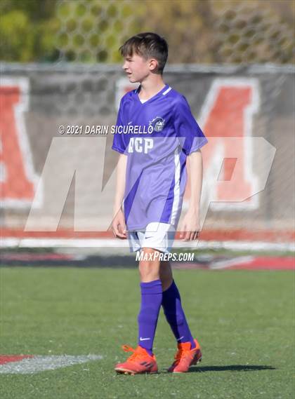 Thumbnail 3 in Shadow Ridge vs. Arizona College Prep (Coyote Classic Soccer Tournament) photogallery.