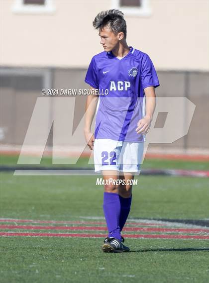 Thumbnail 1 in Shadow Ridge vs. Arizona College Prep (Coyote Classic Soccer Tournament) photogallery.