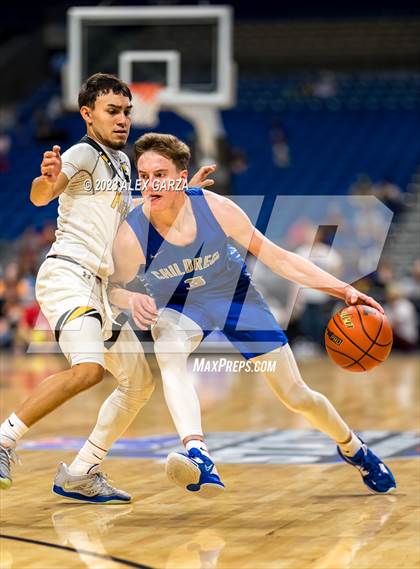 Thumbnail 3 in Lytle vs Childress (UIL 3A Basketball Semifinal) photogallery.
