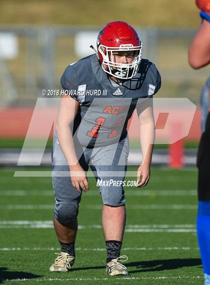 Thumbnail 2 in Azle Christian vs. Heritage Christian Academy (TCAF Six-Man D2 Final) photogallery.