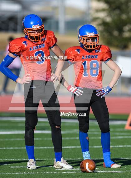 Thumbnail 2 in Azle Christian vs. Heritage Christian Academy (TCAF Six-Man D2 Final) photogallery.