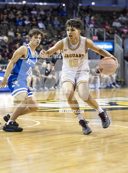 Thumbnail 3 in Highlands vs Cooper (2024 9th Region Boys Basketball Tournament) photogallery.