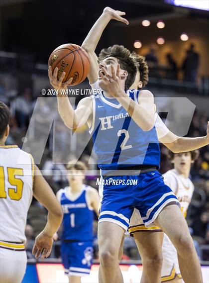 Thumbnail 2 in Highlands vs Cooper (2024 9th Region Boys Basketball Tournament) photogallery.