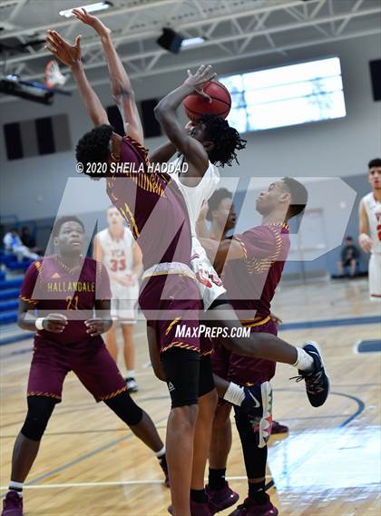 Thumbnail 2 in Hallandale vs Victory Christian (Prep Hoops Sunbash) photogallery.