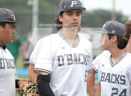 Thumbnail 2 in Pioneer vs. Harlingen South (UIL Baseball Bi-District 5A D2) photogallery.