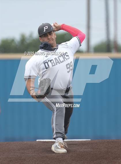 Thumbnail 3 in Pioneer vs. Harlingen South (UIL Baseball Bi-District 5A D2) photogallery.