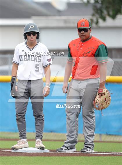 Thumbnail 2 in Pioneer vs. Harlingen South (UIL Baseball Bi-District 5A D2) photogallery.