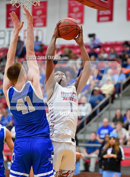 Thumbnail 2 in Krum vs. Hirschi (UIL 4A Region I Quarterfinal) photogallery.