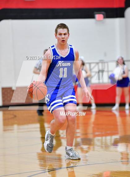 Thumbnail 2 in Krum vs. Hirschi (UIL 4A Region I Quarterfinal) photogallery.