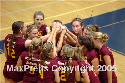 Thumbnail 1 in Notre Dame Academy vs Harvard Westlake (D3-A Section Final) photogallery.