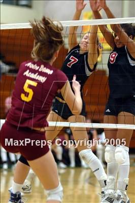 Thumbnail 2 in Notre Dame Academy vs Harvard Westlake (D3-A Section Final) photogallery.