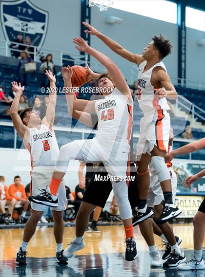 Thumbnail 1 in Karnes City vs Yorktown (Goliad Tournament) photogallery.