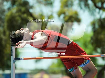 Thumbnail 1 in AIA Track & Field Championships-Fri (Boys High Jump) photogallery.