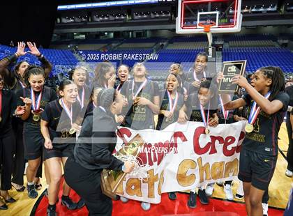 Thumbnail 2 in Summer Creek vs. Cedar Hill (UIL 6A Basketball Division I Final Medal Ceremony) photogallery.