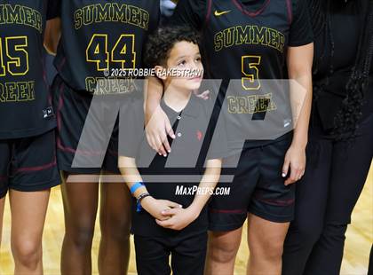 Thumbnail 3 in Summer Creek vs. Cedar Hill (UIL 6A Basketball Division I Final Medal Ceremony) photogallery.