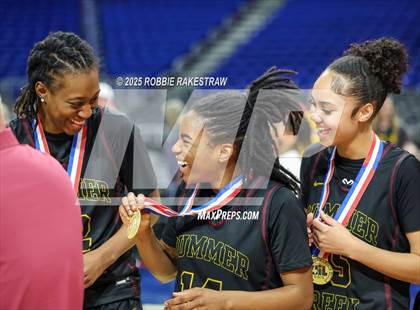 Thumbnail 2 in Summer Creek vs. Cedar Hill (UIL 6A Basketball Division I Final Medal Ceremony) photogallery.