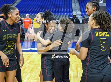 Thumbnail 2 in Summer Creek vs. Cedar Hill (UIL 6A Basketball Division I Final Medal Ceremony) photogallery.