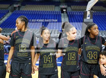 Thumbnail 3 in Summer Creek vs. Cedar Hill (UIL 6A Basketball Division I Final Medal Ceremony) photogallery.