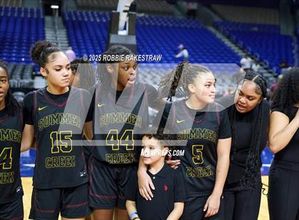 Thumbnail 2 in Summer Creek vs. Cedar Hill (UIL 6A Basketball Division I Final Medal Ceremony) photogallery.