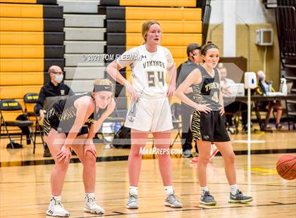 Thumbnail 2 in Blue Valley vs Shawnee Mission West (KSHSAA 6A Sub-State Playoff) photogallery.