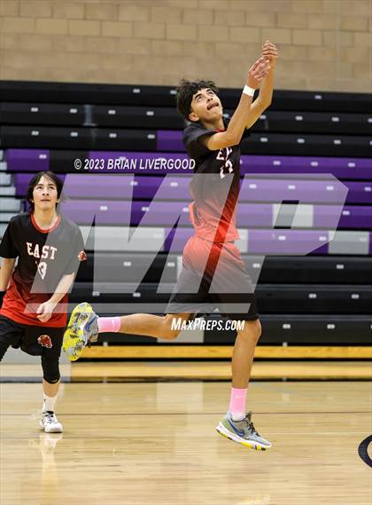 Thumbnail 1 in Stargate School vs. Denver East (CHSAA 5A Region 1) photogallery.