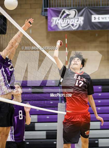 Thumbnail 3 in Stargate School vs. Denver East (CHSAA 5A Region 1) photogallery.