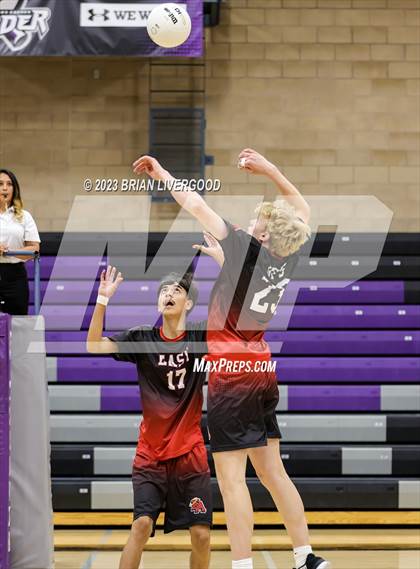 Thumbnail 2 in Stargate School vs. Denver East (CHSAA 5A Region 1) photogallery.