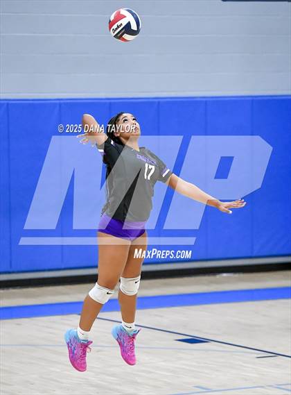 Thumbnail 2 in Keene vs. Crowley (2025 Brock Showcase Varsity Volleyball Tournament) photogallery.