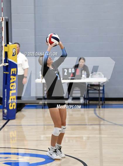 Thumbnail 3 in Keene vs. Crowley (2025 Brock Showcase Varsity Volleyball Tournament) photogallery.