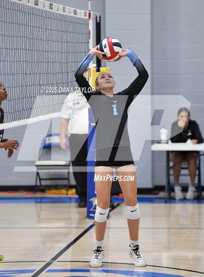 Thumbnail 1 in Keene vs. Crowley (2025 Brock Showcase Varsity Volleyball Tournament) photogallery.
