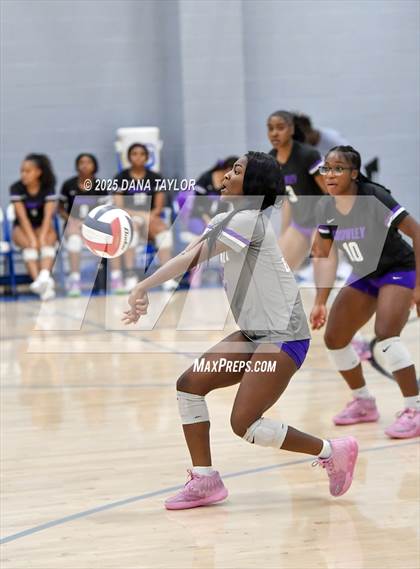Thumbnail 1 in Keene vs. Crowley (2025 Brock Showcase Varsity Volleyball Tournament) photogallery.
