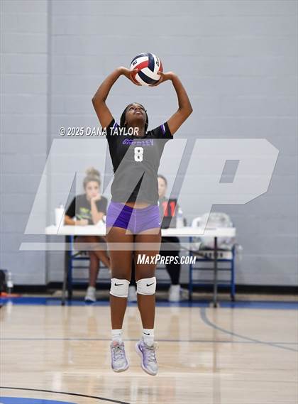 Thumbnail 1 in Keene vs. Crowley (2025 Brock Showcase Varsity Volleyball Tournament) photogallery.