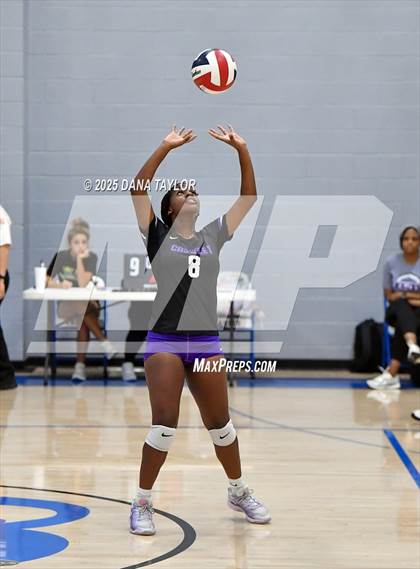 Thumbnail 2 in Keene vs. Crowley (2025 Brock Showcase Varsity Volleyball Tournament) photogallery.
