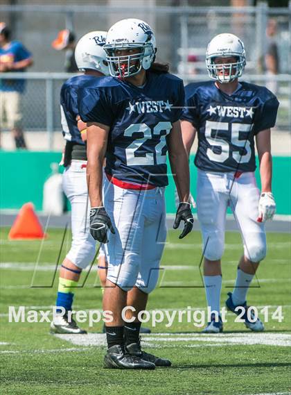 Thumbnail 1 in RIHSFCA 2014 Senior All-Star Classic photogallery.