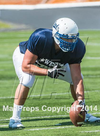 Thumbnail 1 in RIHSFCA 2014 Senior All-Star Classic photogallery.