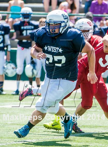 Thumbnail 3 in RIHSFCA 2014 Senior All-Star Classic photogallery.