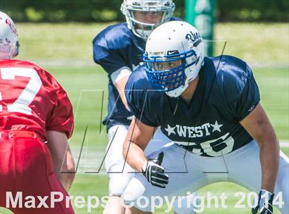 Thumbnail 1 in RIHSFCA 2014 Senior All-Star Classic photogallery.