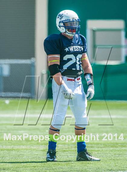 Thumbnail 1 in RIHSFCA 2014 Senior All-Star Classic photogallery.