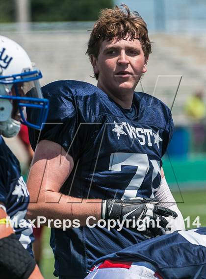 Thumbnail 1 in RIHSFCA 2014 Senior All-Star Classic photogallery.