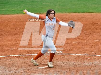 Thumbnail 1 in Eagle Pass vs Antonian Prep (NEISD Softball Tournament) photogallery.