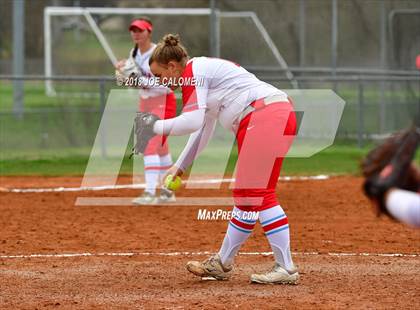 Thumbnail 1 in Eagle Pass vs Antonian Prep (NEISD Softball Tournament) photogallery.