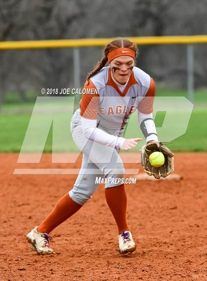 Thumbnail 1 in Eagle Pass vs Antonian Prep (NEISD Softball Tournament) photogallery.