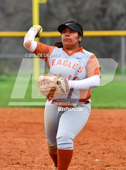 Thumbnail 1 in Eagle Pass vs Antonian Prep (NEISD Softball Tournament) photogallery.