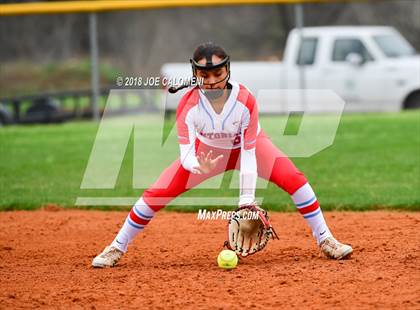 Thumbnail 3 in Eagle Pass vs Antonian Prep (NEISD Softball Tournament) photogallery.