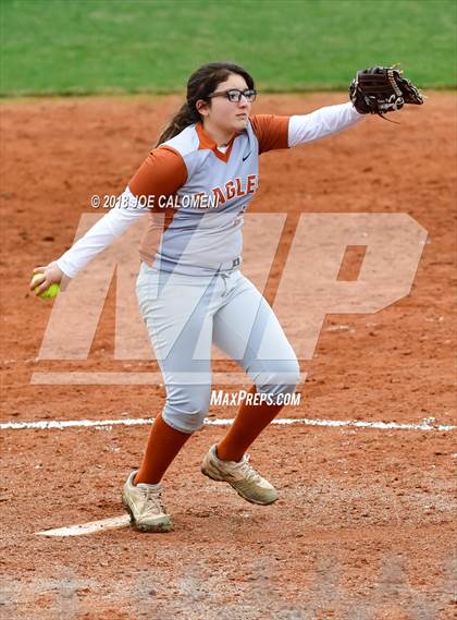 Thumbnail 3 in Eagle Pass vs Antonian Prep (NEISD Softball Tournament) photogallery.