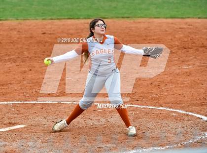 Thumbnail 1 in Eagle Pass vs Antonian Prep (NEISD Softball Tournament) photogallery.