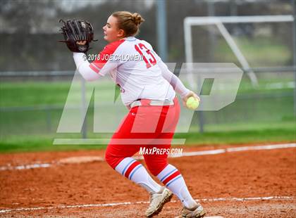 Thumbnail 3 in Eagle Pass vs Antonian Prep (NEISD Softball Tournament) photogallery.