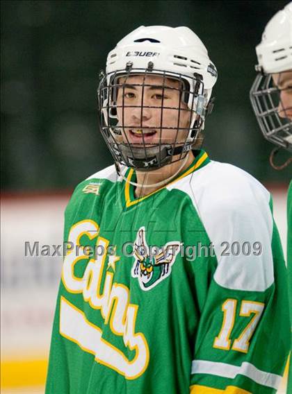Thumbnail 1 in Duluth East vs Edina (Schwan Cup) photogallery.