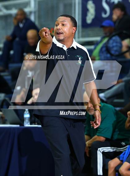 Thumbnail 3 in Long Beach Poly vs. Windward (St. John Bosco-Gahr Classic) photogallery.